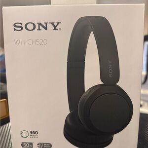 Sony WH-CH520 Black On-Ear Headphones